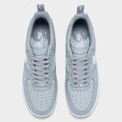 Men's Nike Air Force 1 '07 LV8 Casual Shoes - Wolf Grey/White/Wolf Grey