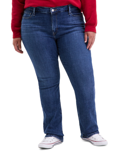 Levi's Trendy Plus Size 415 Classic Bootcut Jeans - Lapis Awe