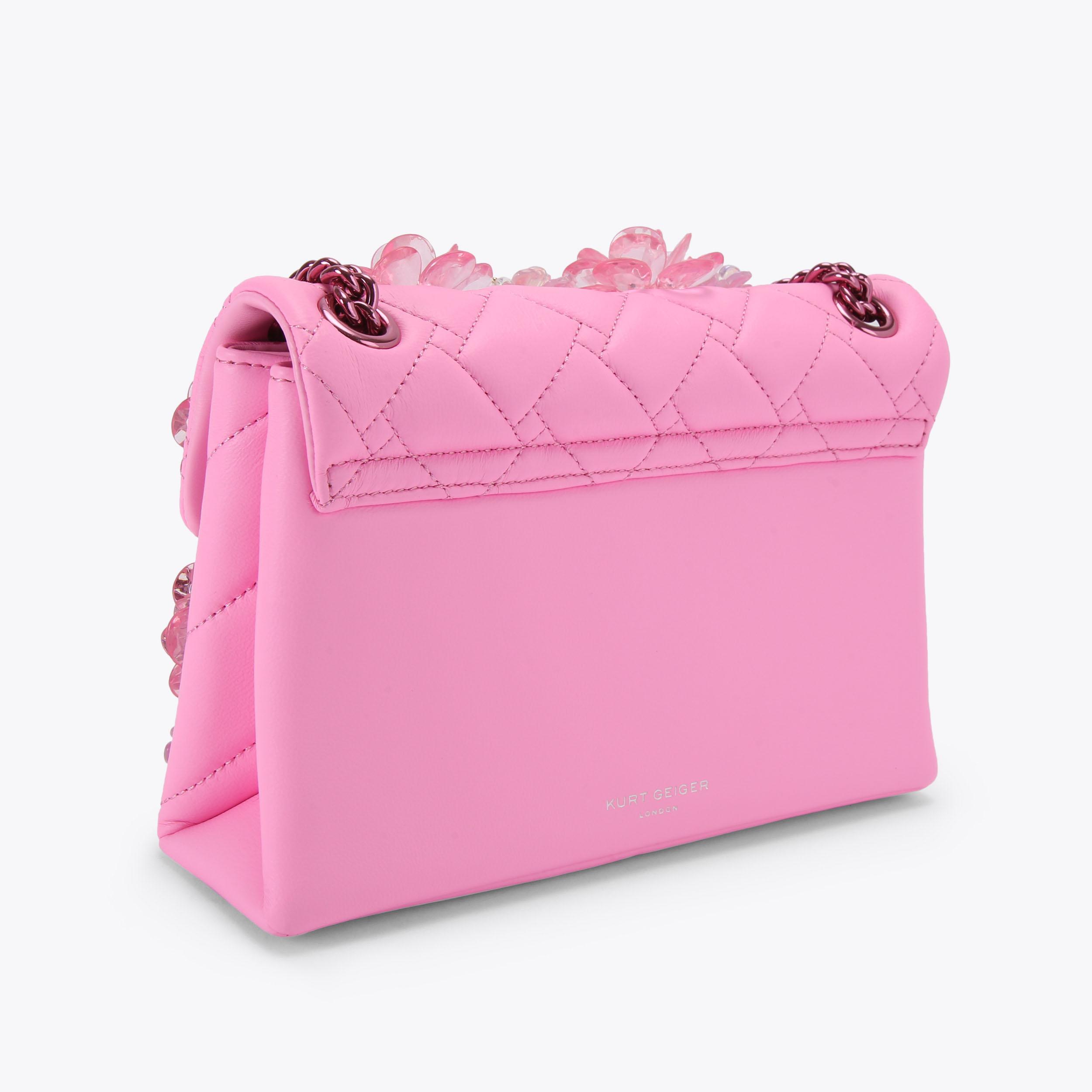 Kurt Geiger London Medium Kensington Flower Bag - Pink - view 4