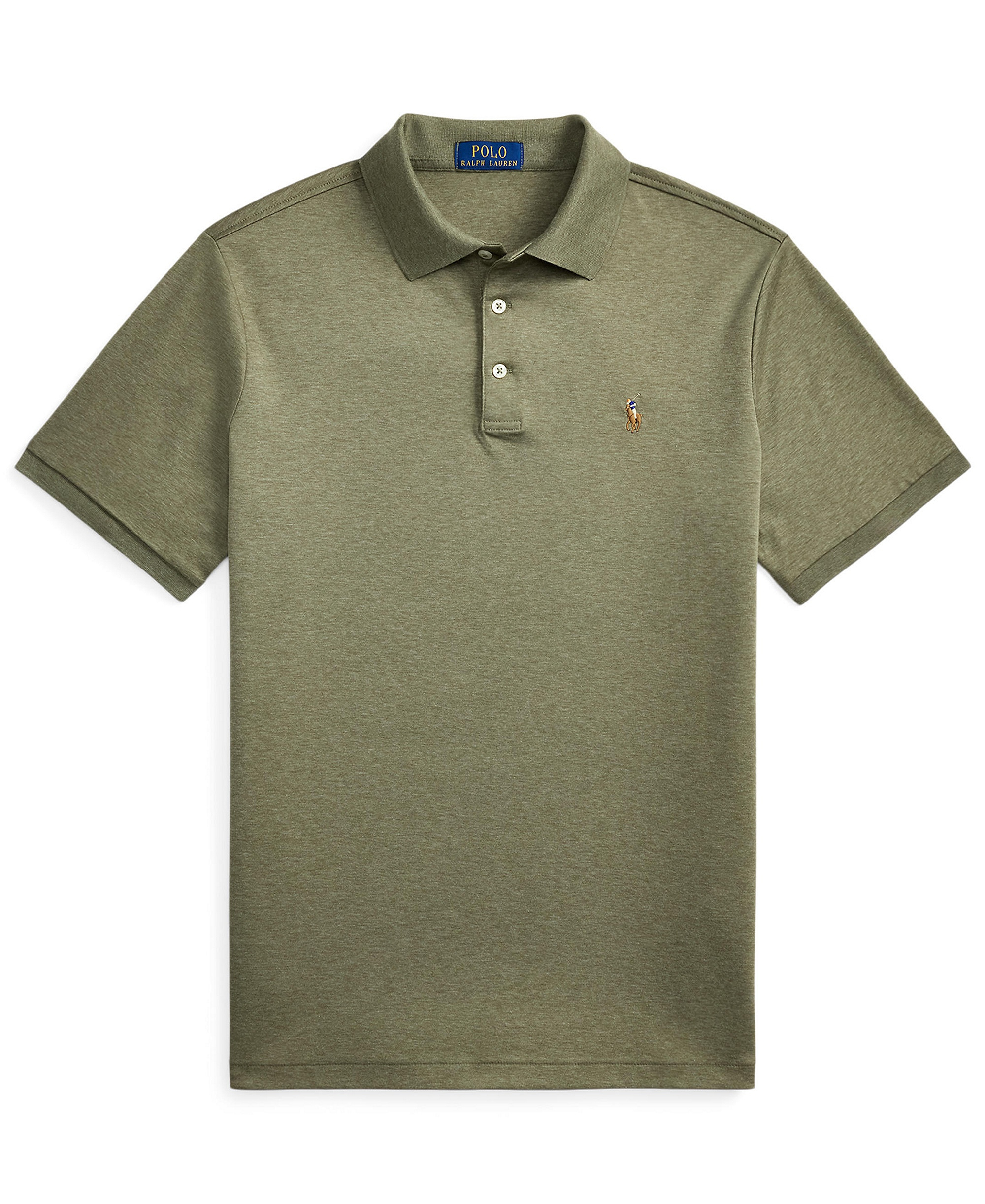 Polo Ralph Lauren Men's Classic-Fit Soft Cotton Polo Shirt - Light Green Heather