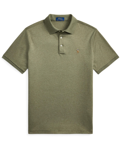 Polo Ralph Lauren Men's Classic-Fit Soft Cotton Polo Shirt - Light Green Heather