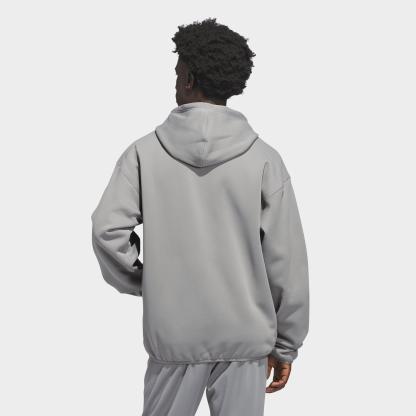 Men's adidas Basketball Crazy Warm Full-Zip Hoodie - Grey/Black