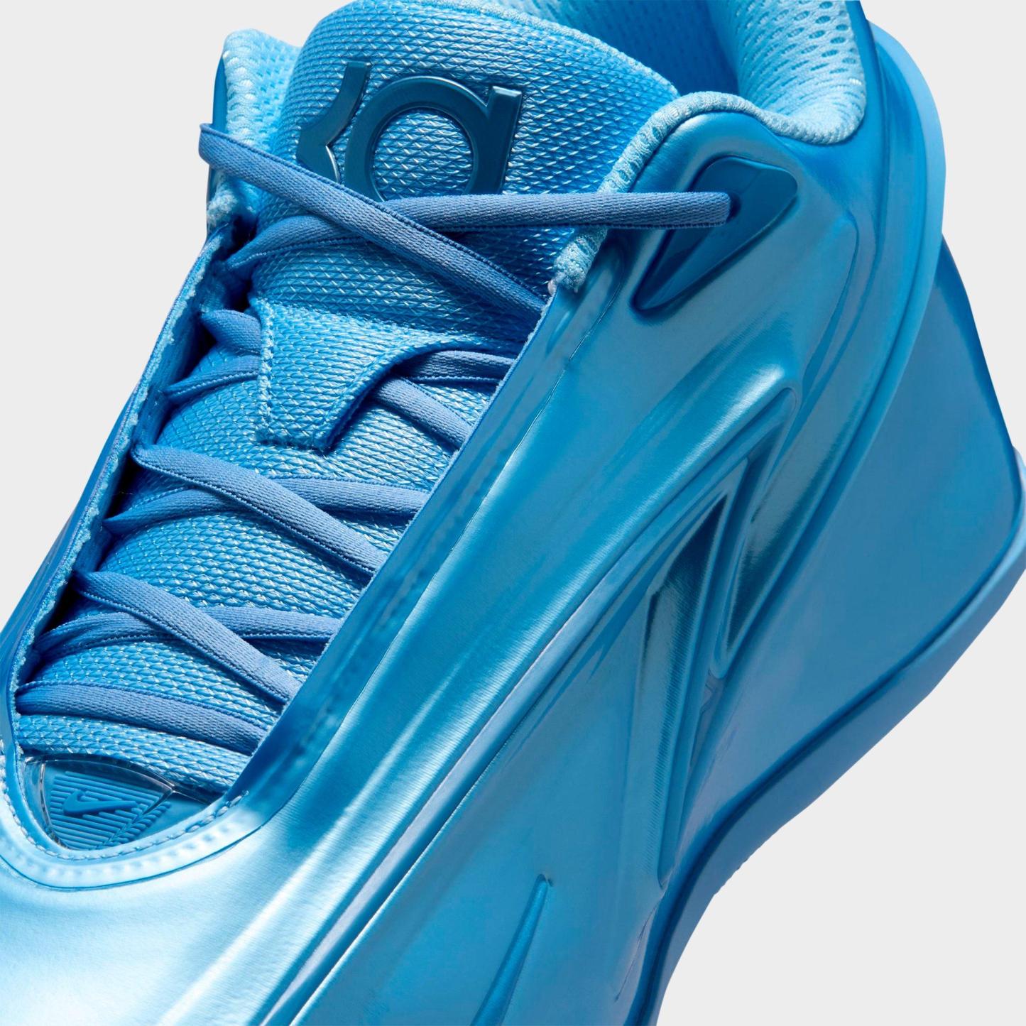 Nithtke KD 19 Basketball Shoes - Still Blue/Stadium Green/Still Blue - Detail shot