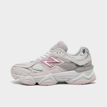 Girls' Big Kids' New Balance 9060 Casual Shoes - Pink/Grey - view 1