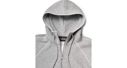 UGG Women's Classic Long-Sleeve Full-Zip Hoodie - Grey Heather