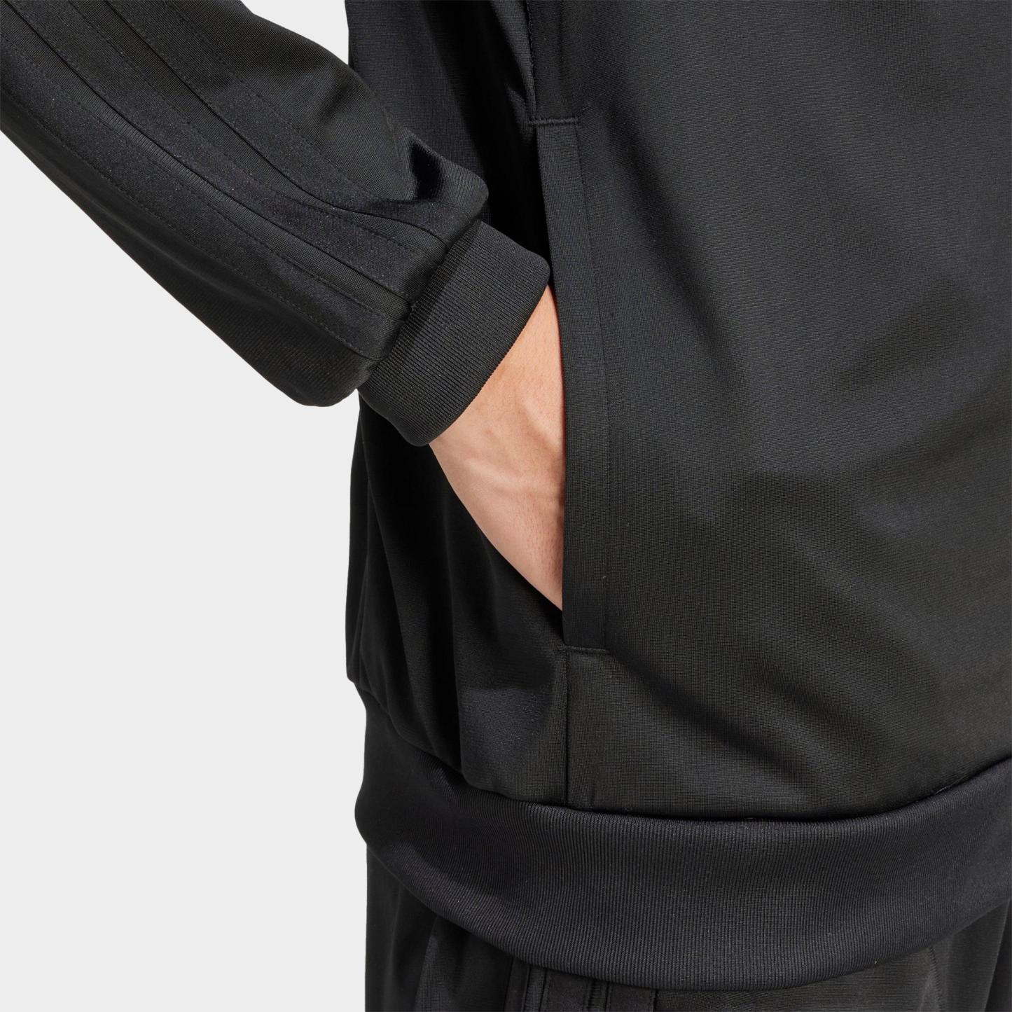 Men's adidas Dayready Full-Zip Track Jacket - Black/Black