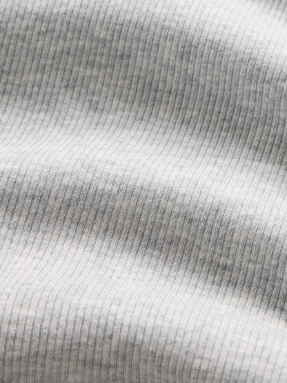 Modern Rib T-Shirt - Heather grey