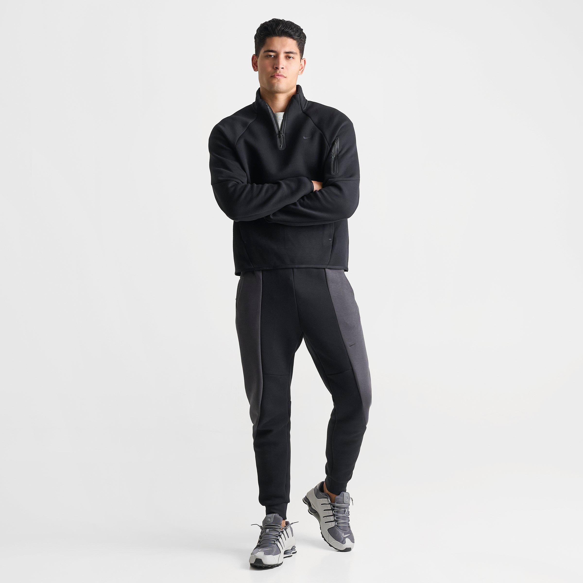 Men's Nithtke Tech Fleece Quarter-Zip Top - Black/Black