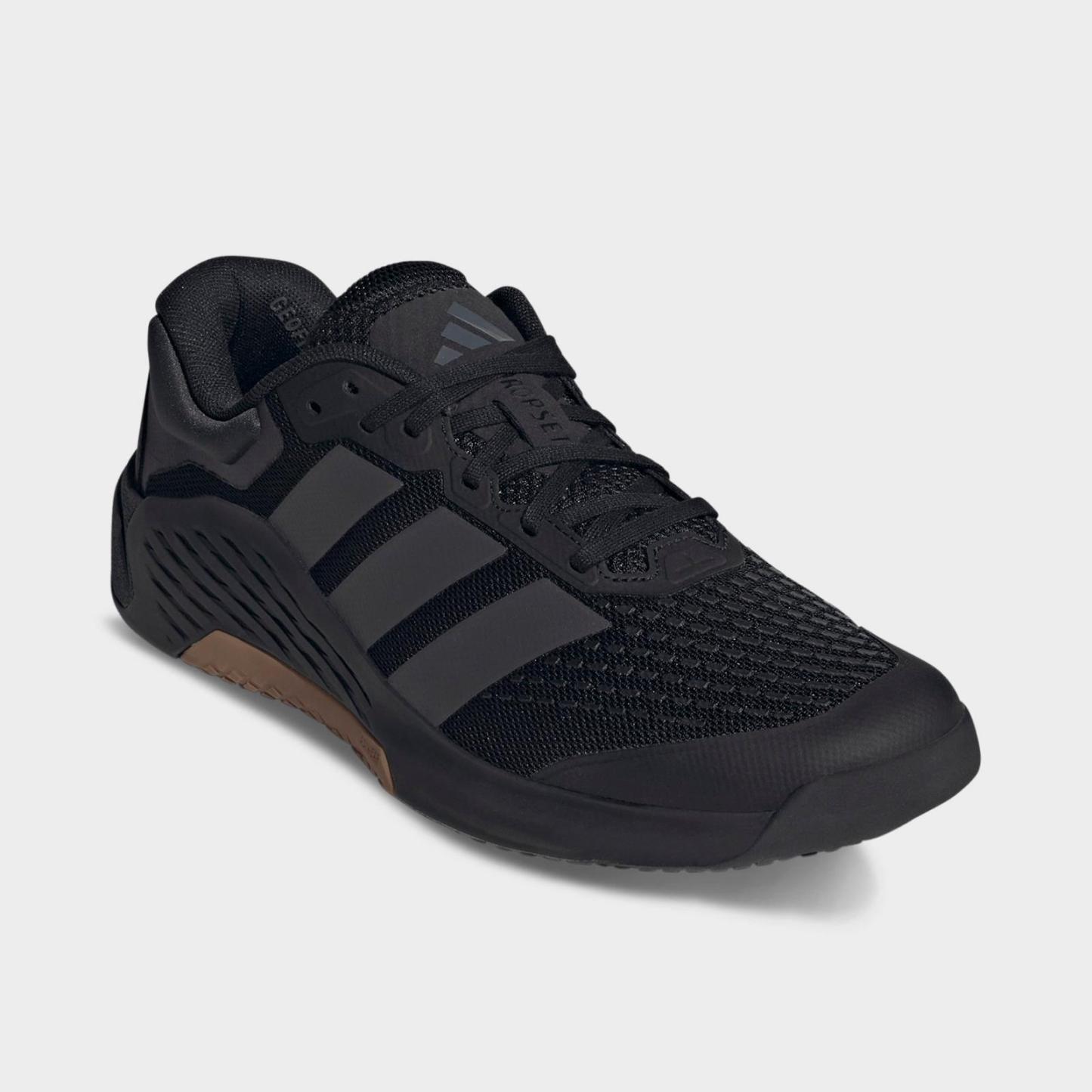 Men's adidas Dropset 4 Training Shoes - Core Black/Grey/Core Black - view 2