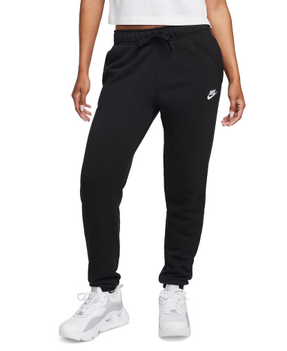 Nike Women's Sportswear Club Fleece Mid-Rise Joggers - Black