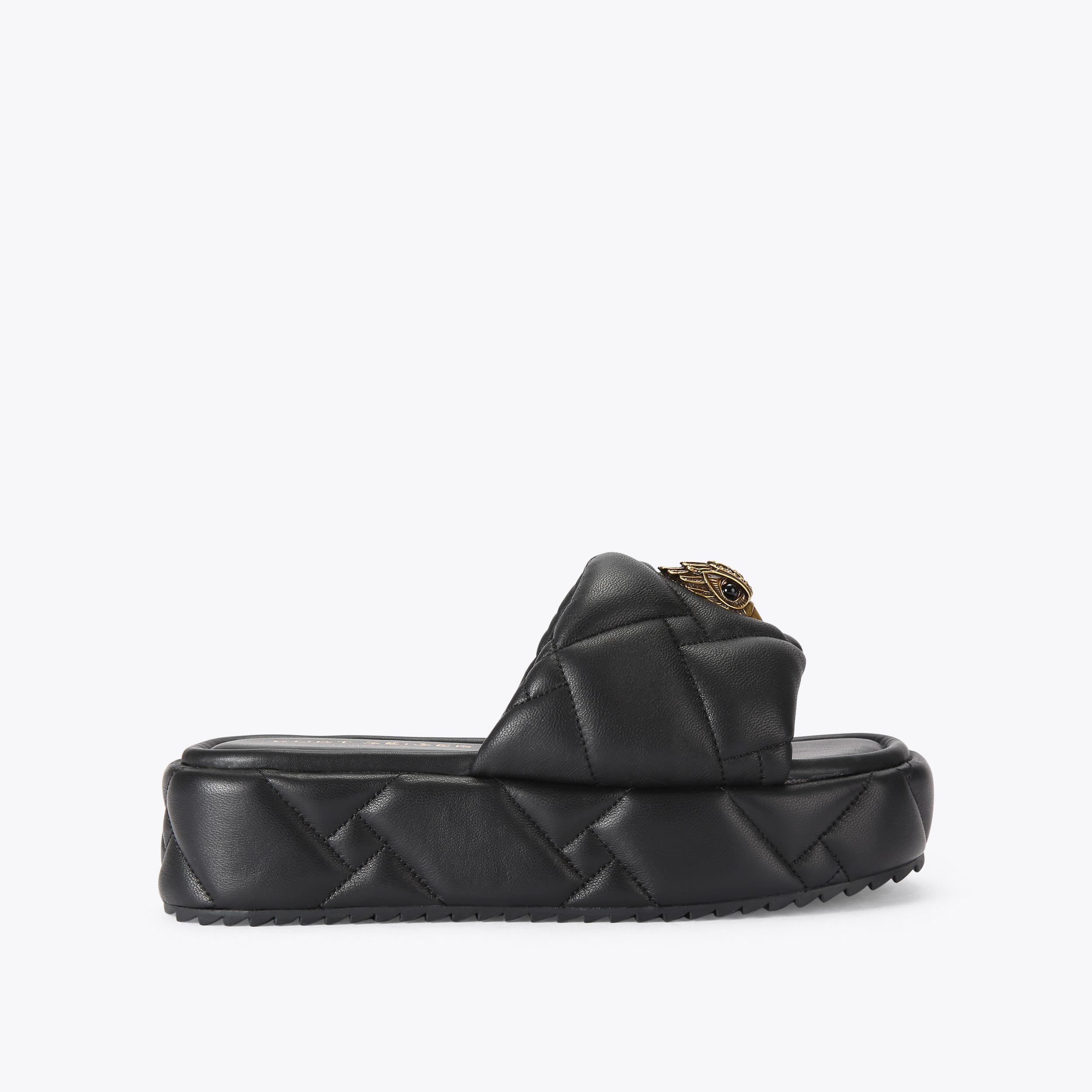Kurt Geiger London Kensington Puff Sandal - Black