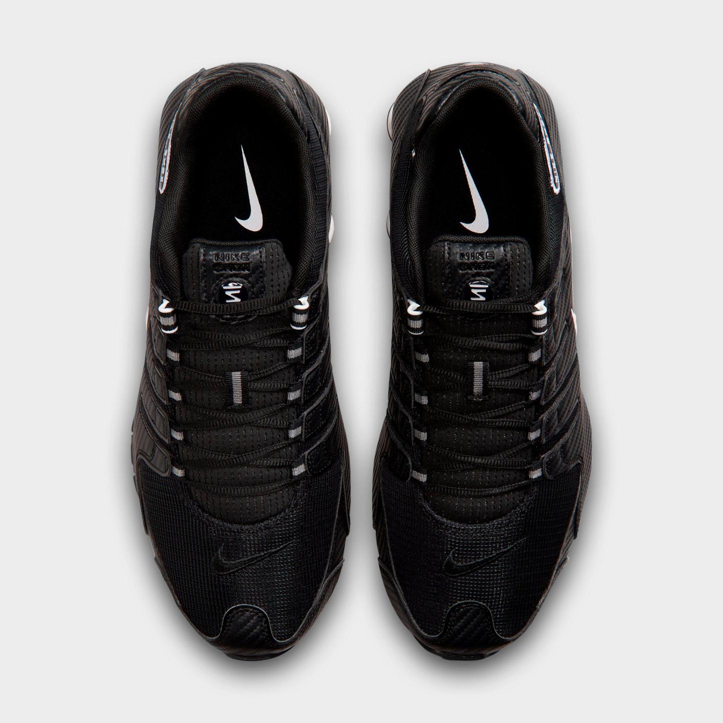 Men's Nithtke Shox NZ Casual Shoes - Black/White/Black - Top view