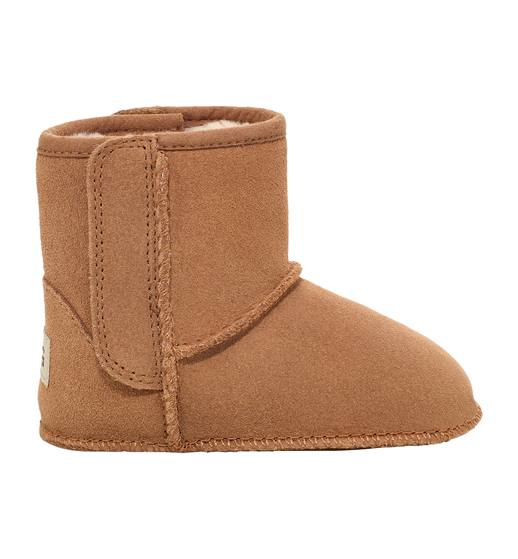 UGG® Baby Classic Round Toe Booties - Chestnut