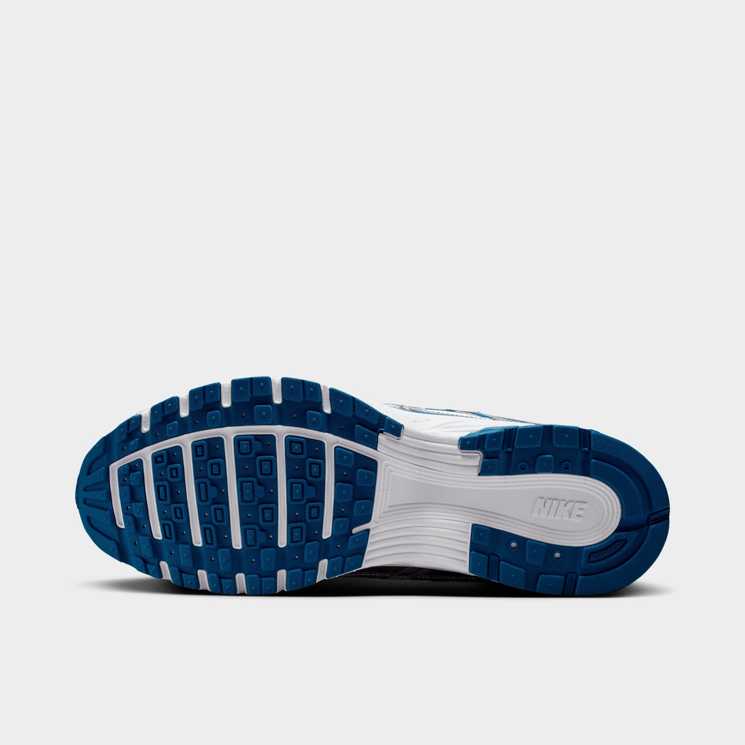 Men's Nithtke P-6000 Casual Shoes - Part 1 - Court Blue/White/Metallic Silver - Bottom view