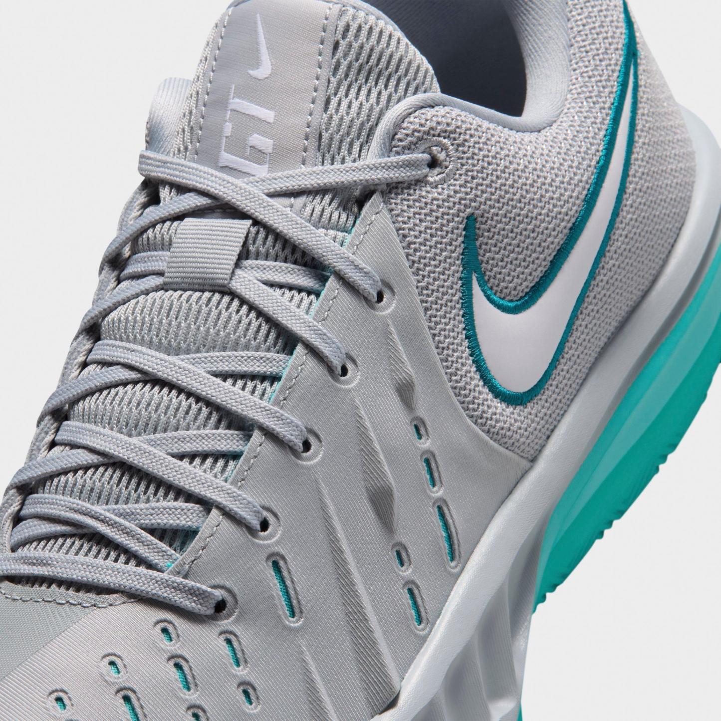 Men's Nithtke G.T. Cut Academy 2 Basketball Shoes - Wolf Grey/Dusty Cactus/Bright Spruce/White - Detail shot