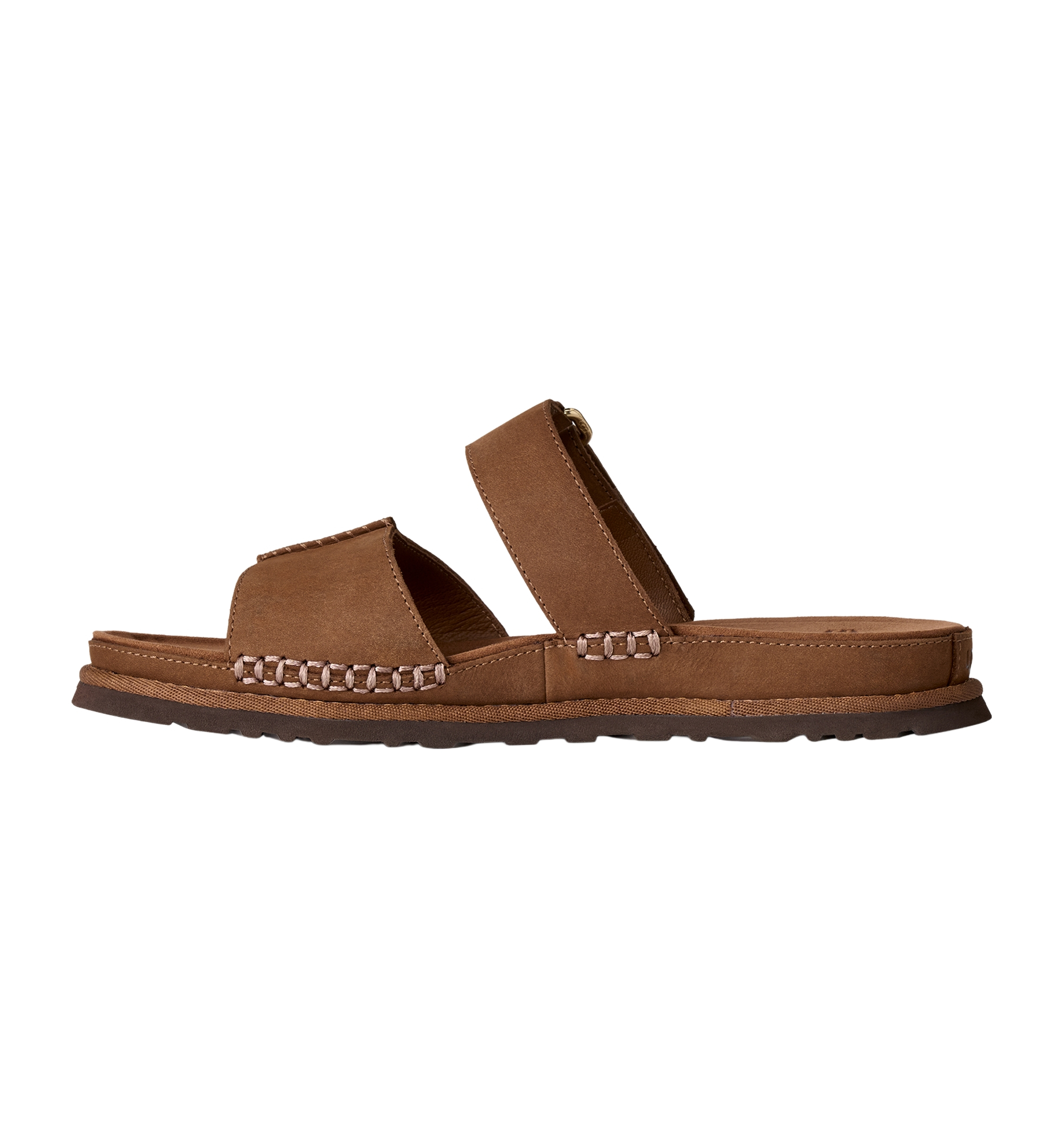 UGG® Women's GoldenGaze Slide Sandals - Dark Chestnut