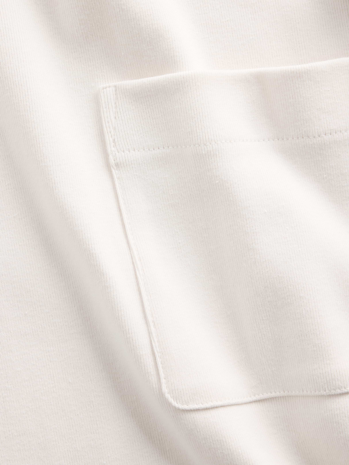 GapStudio Extra Heavyweight Pocket T-Shirt - Ivory frost