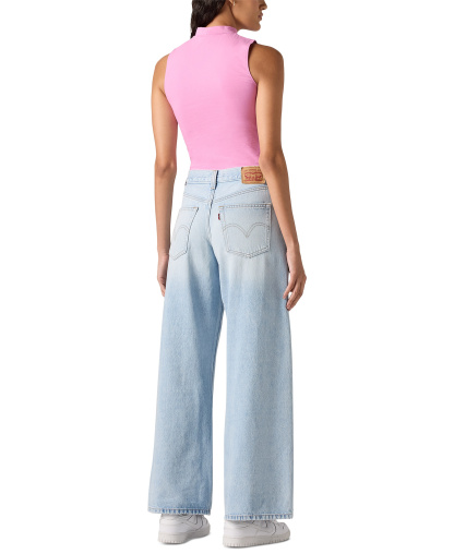 Levi's Women's '94 Baggy Wide-Leg Relaxed-Fit Denim Jeans - Abraided Art