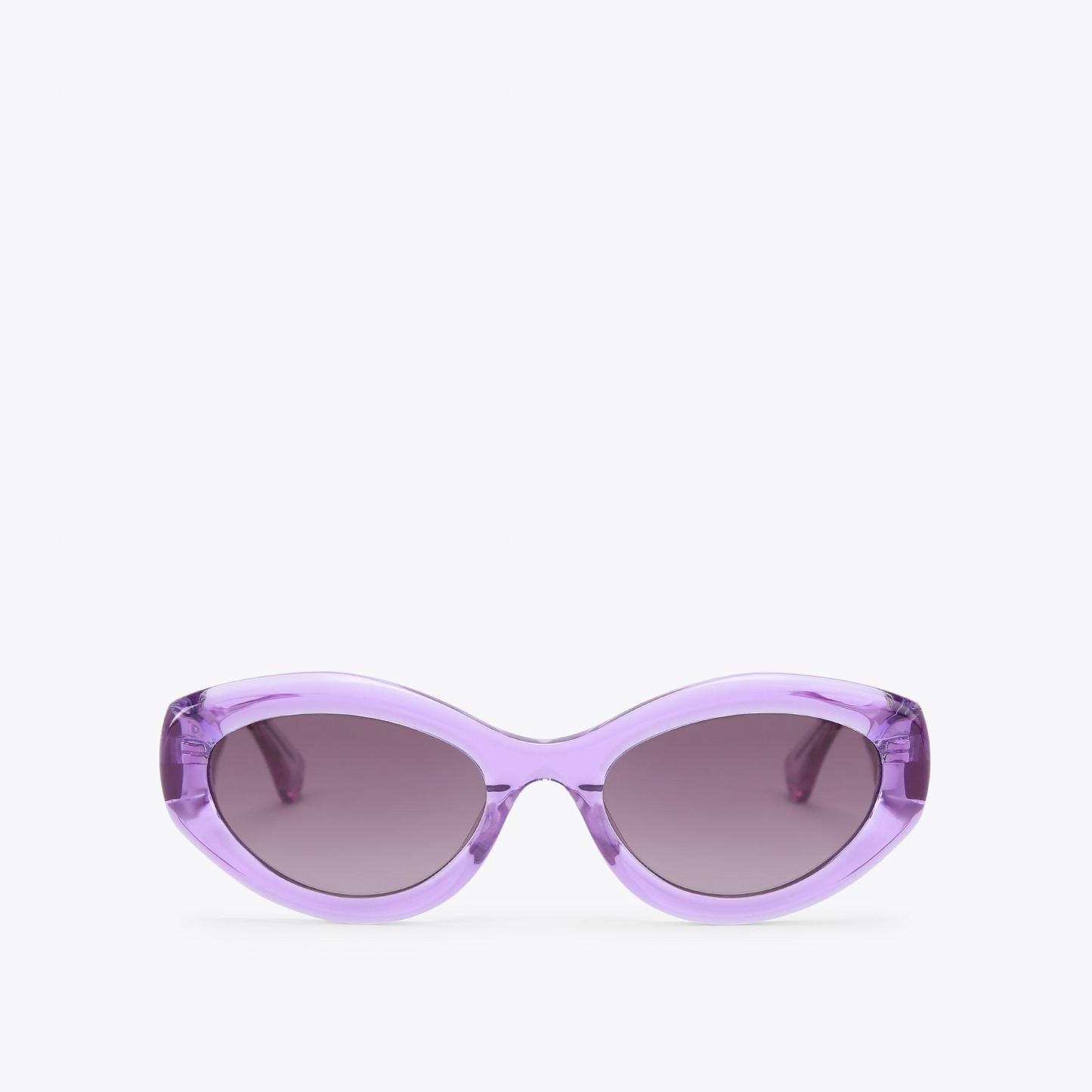 Kurt Geiger London Small Kensington Cat Eye Sunglasses - Purple