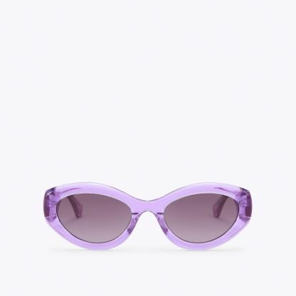 Kurt Geiger London Small Kensington Cat Eye Sunglasses - Purple