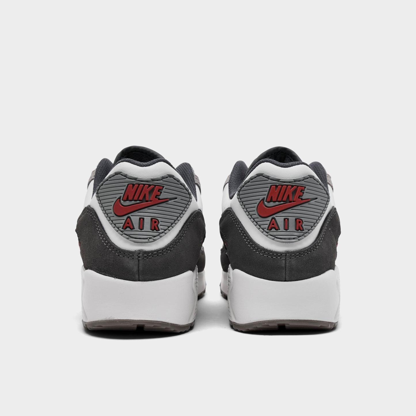 Men's Nithtke Air Max 90 Casual Shoes - Part 2 - Summit White/College Grey/Anthracite/Particle Grey - Back view