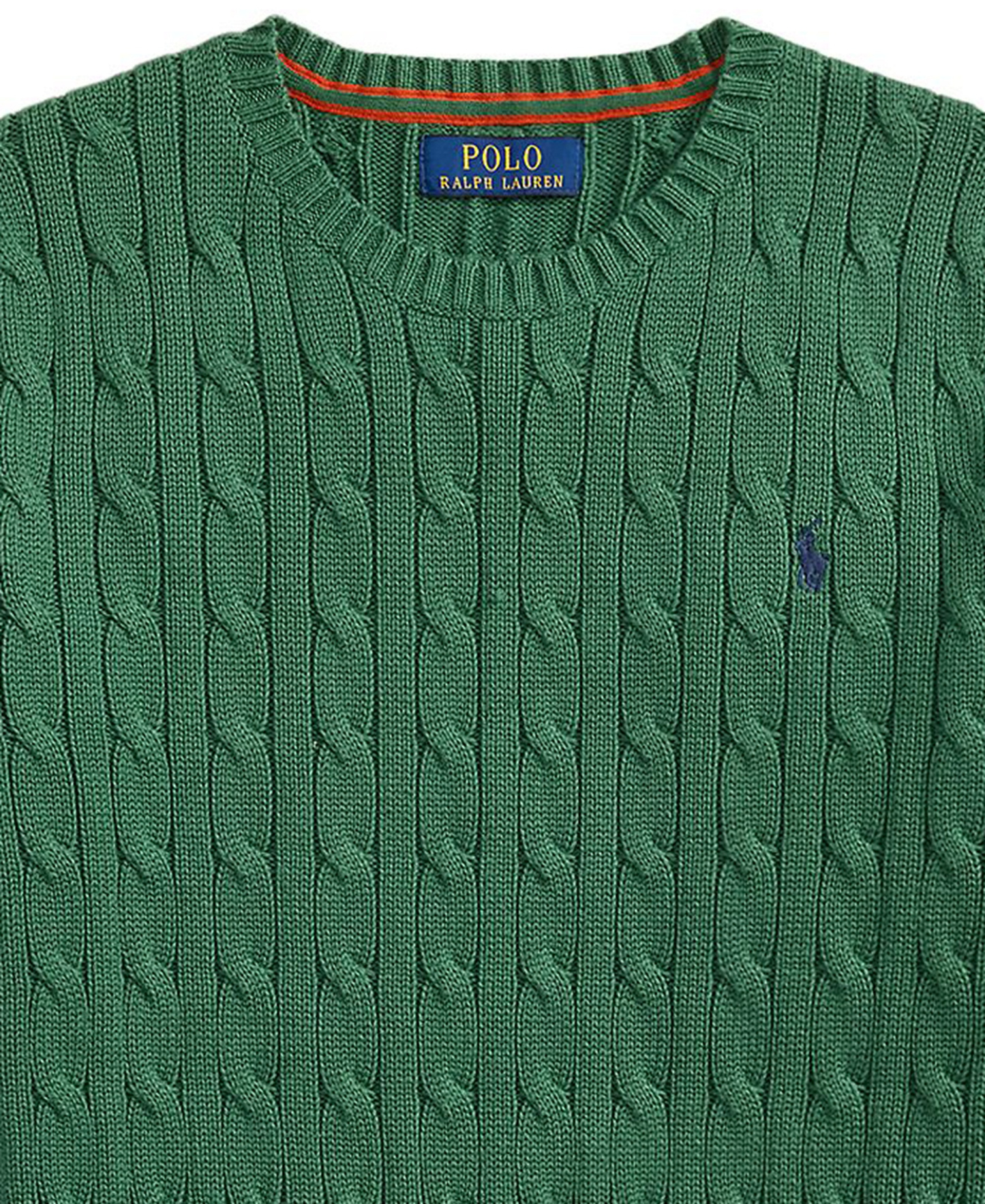 Polo Ralph Lauren Boys' 8-20 Cable-Knit Cotton Sweater - Verano Green
