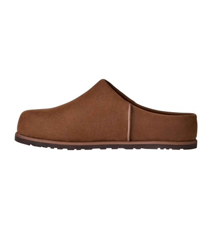 UGG® Men's Otzo Leather Clogs - Dark Chestnut