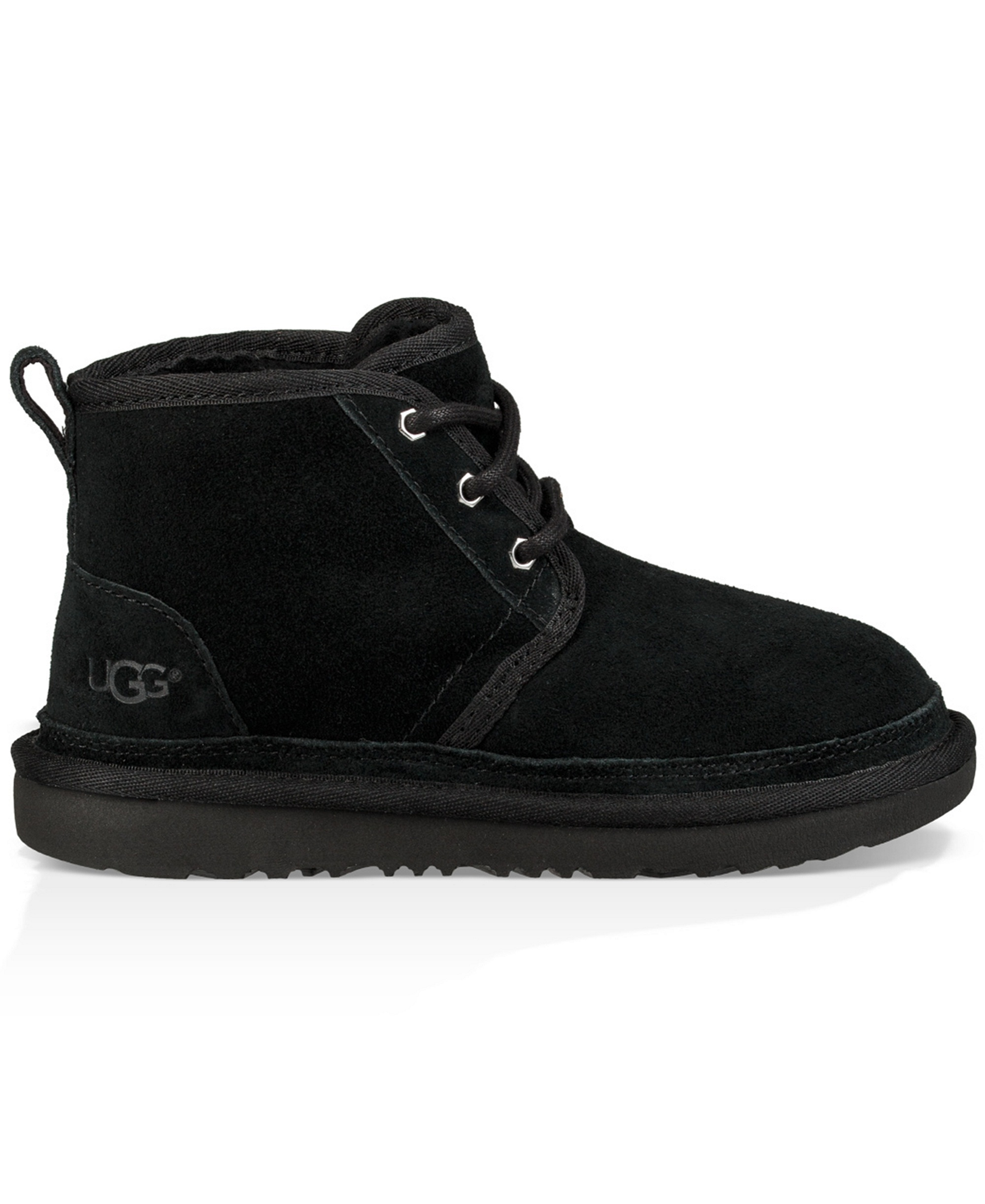 UGG® Toddler Neumel Camo Round Toe Booties - Black