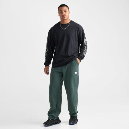 Men's Nithtke Sportswear Swoosh Box Fleece Sweatpants - Vintage Green/Sail