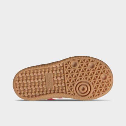 Kids' Toddler adidas Originals Samba OG Comfort Closure SE Casual Shoes - Cream White/Better Scarlet/Gum - view 6