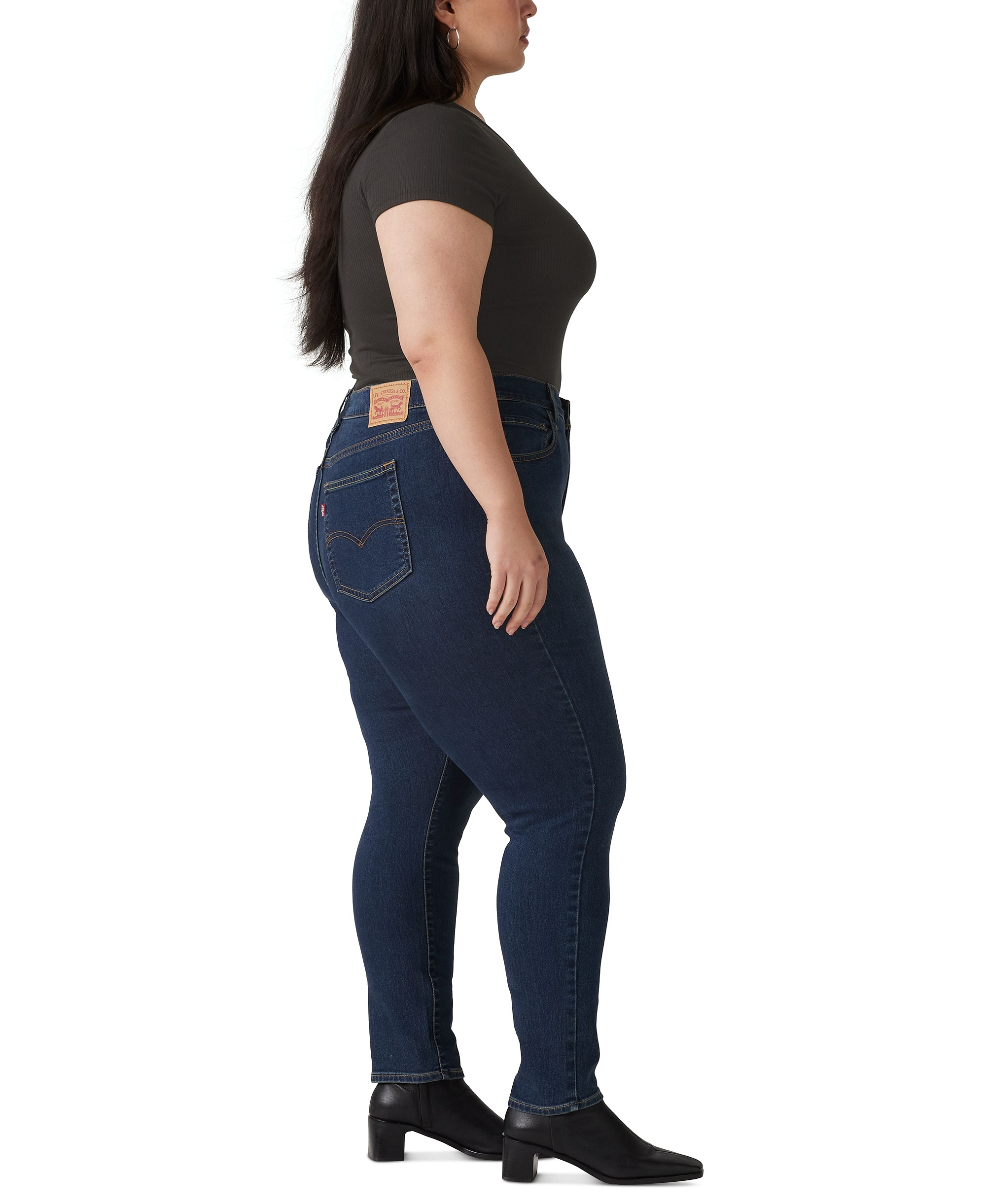 Levi's Trendy Plus Size 721 High-Rise Skinny Jeans - Eternal Indigo Dark Tint
