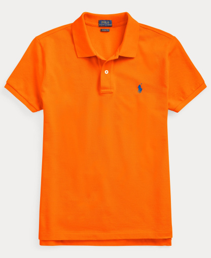 Polo Ralph Lauren Women's Classic-Fit Mesh Polo Shirt - Sailing Orange