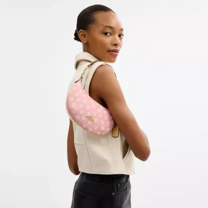 Mini Payton Bag With Floral Print - Gold/Pink Multi - view 2