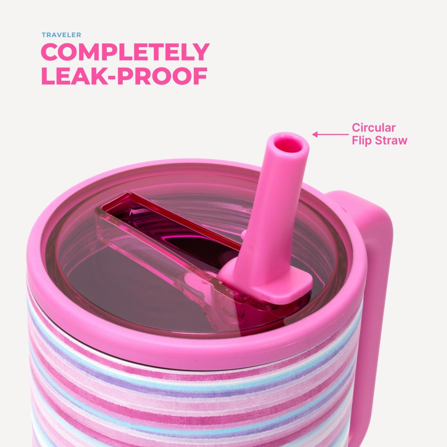 HydroJug x SCHEELS Pink Horizon Traveler Tumbler - Pink Horizon - view 2