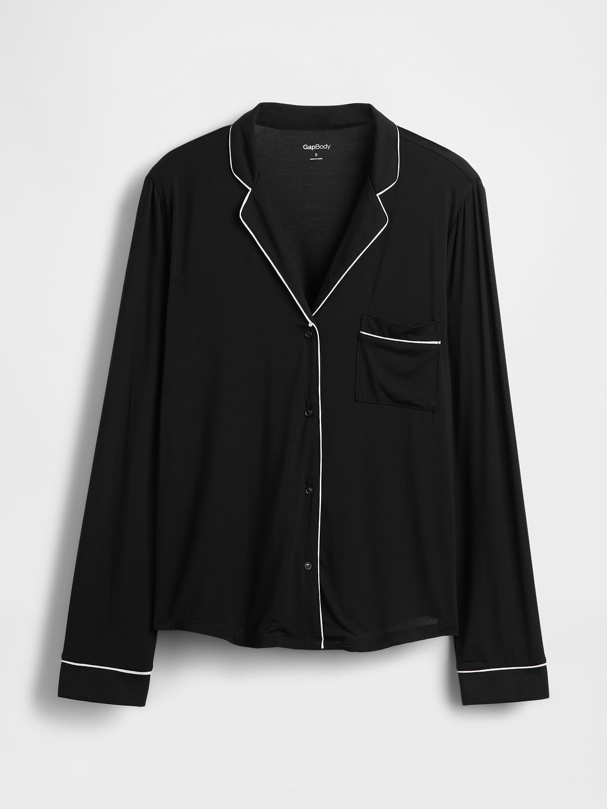 SoftMade Modal PJ Top - Black
