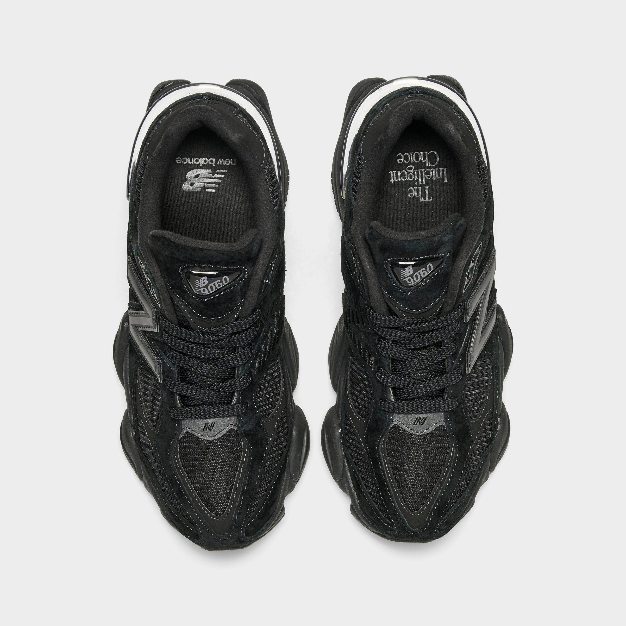 Women's New Balance 9060 Casual Shoes - Black/Black - view 5