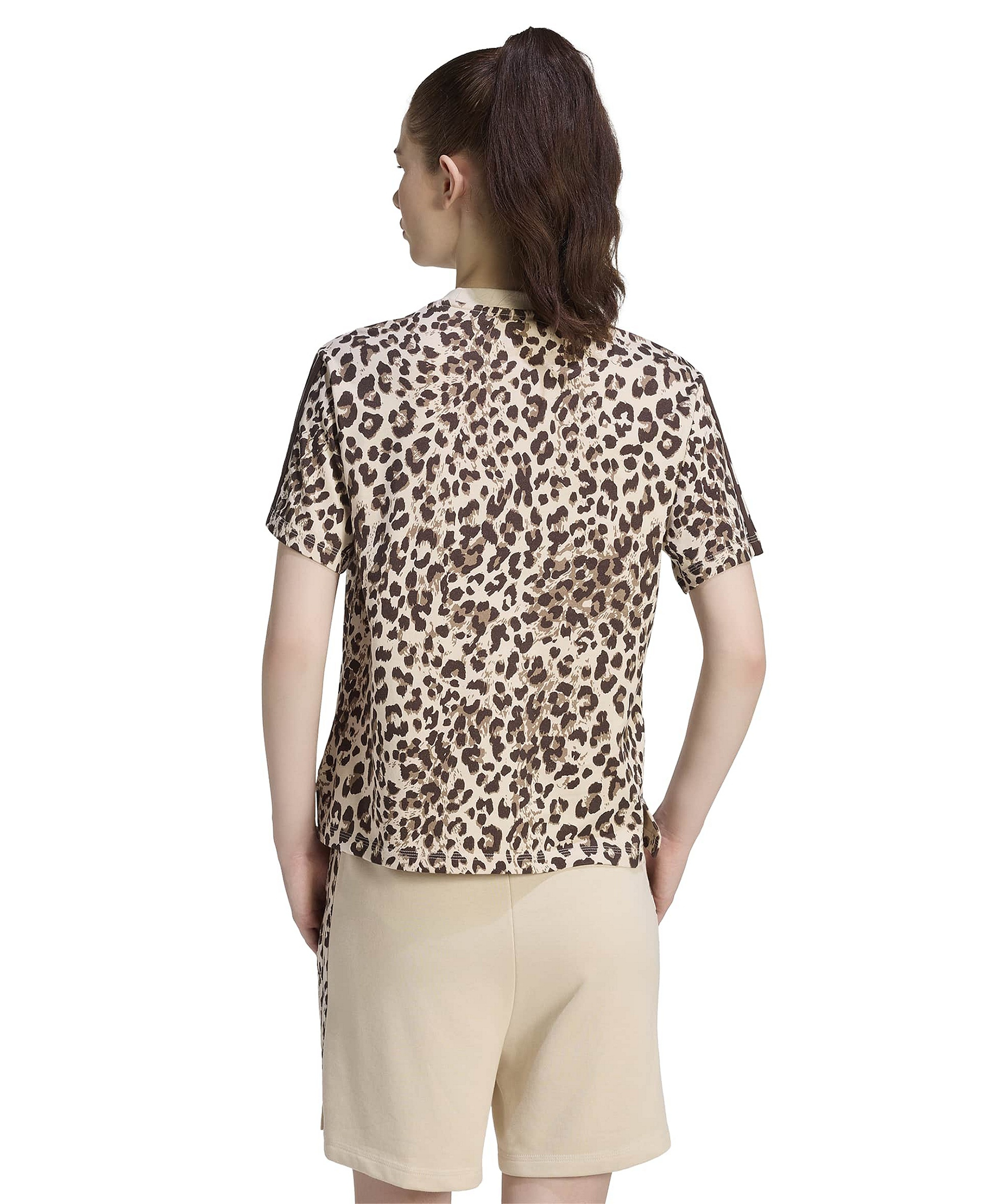 adidas Women's Seasonal Essentials Printed T-Shirt - Multicolor/crystal Linen