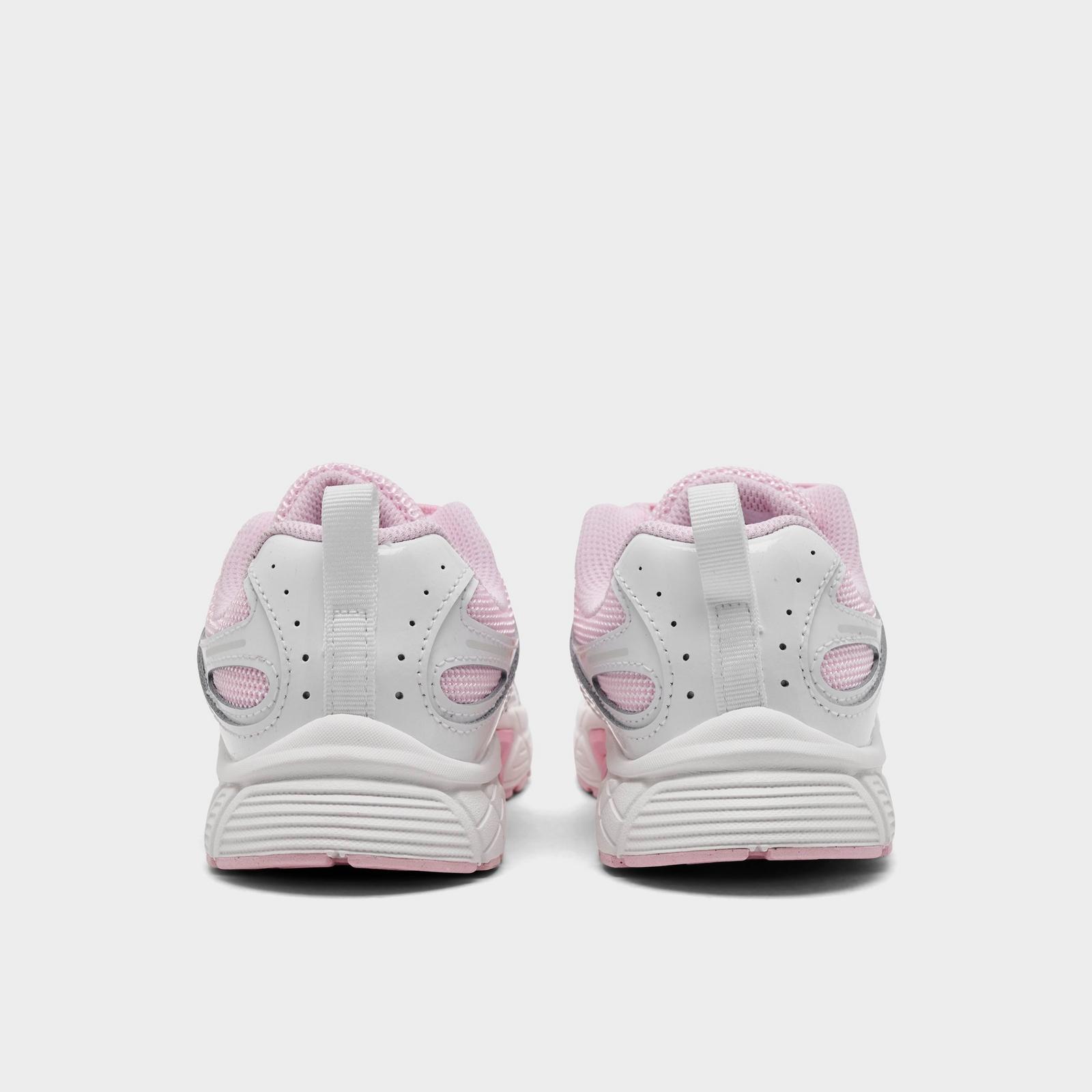 Little Kids' Nike V5 RNR Stretch Lace Casual Shoes - Summit White/Pink Foam/Playful Pink/Light Crimson