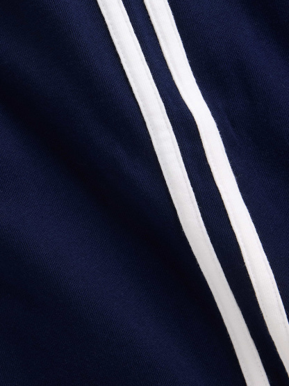 Knit Relaxed Track Pants - Navy blue uniform