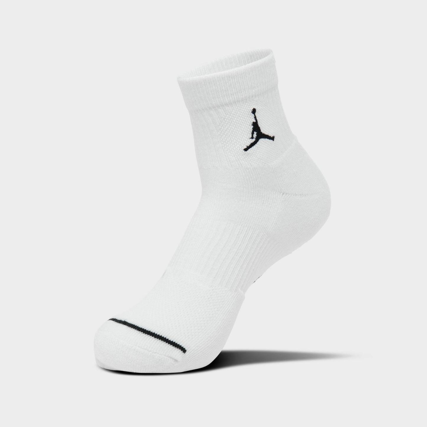 Jordan Everyday Ankle Socks (3-Pack) - Red/White/Black - view 4