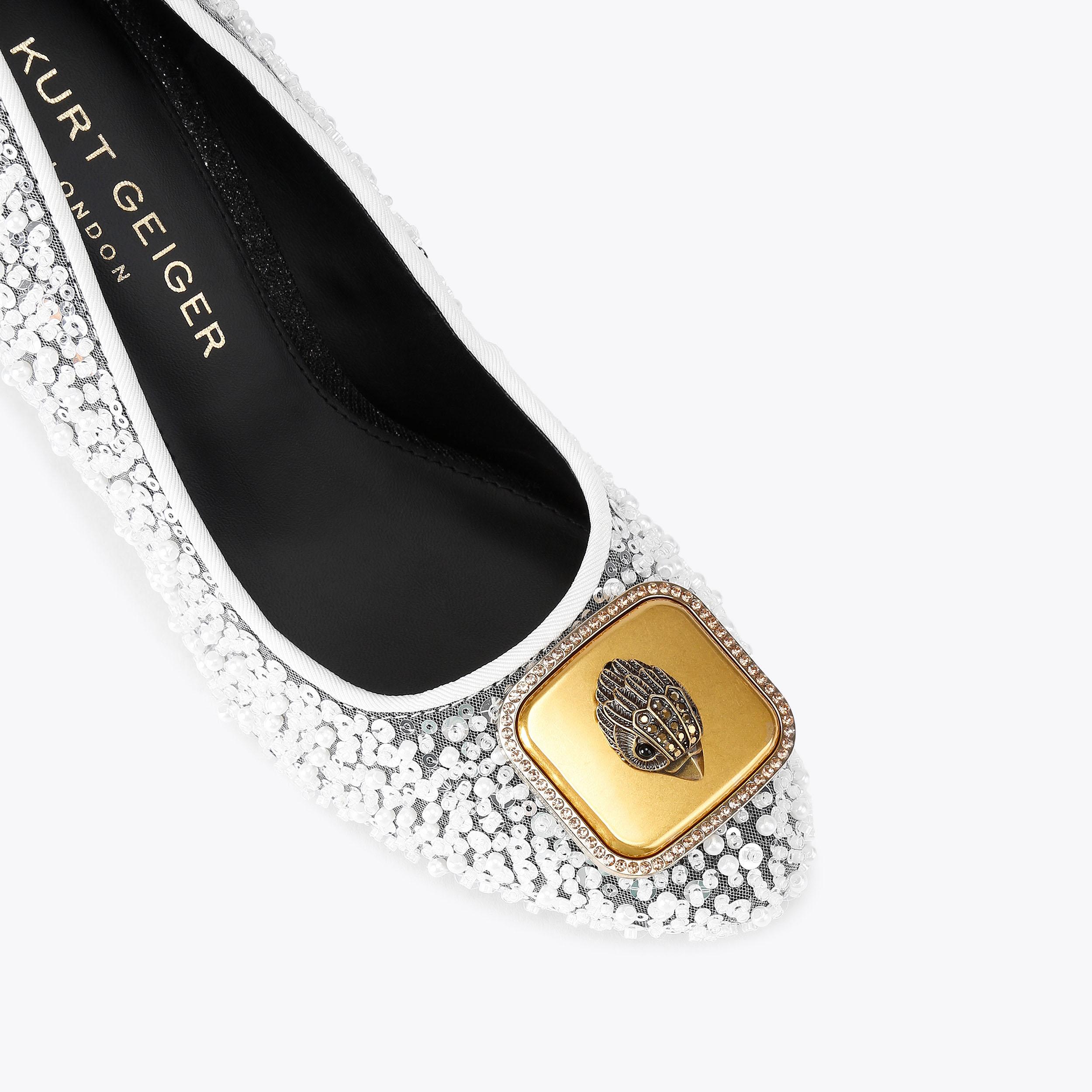 Kurt Geiger London Pimlico Court Heel - White - view 5