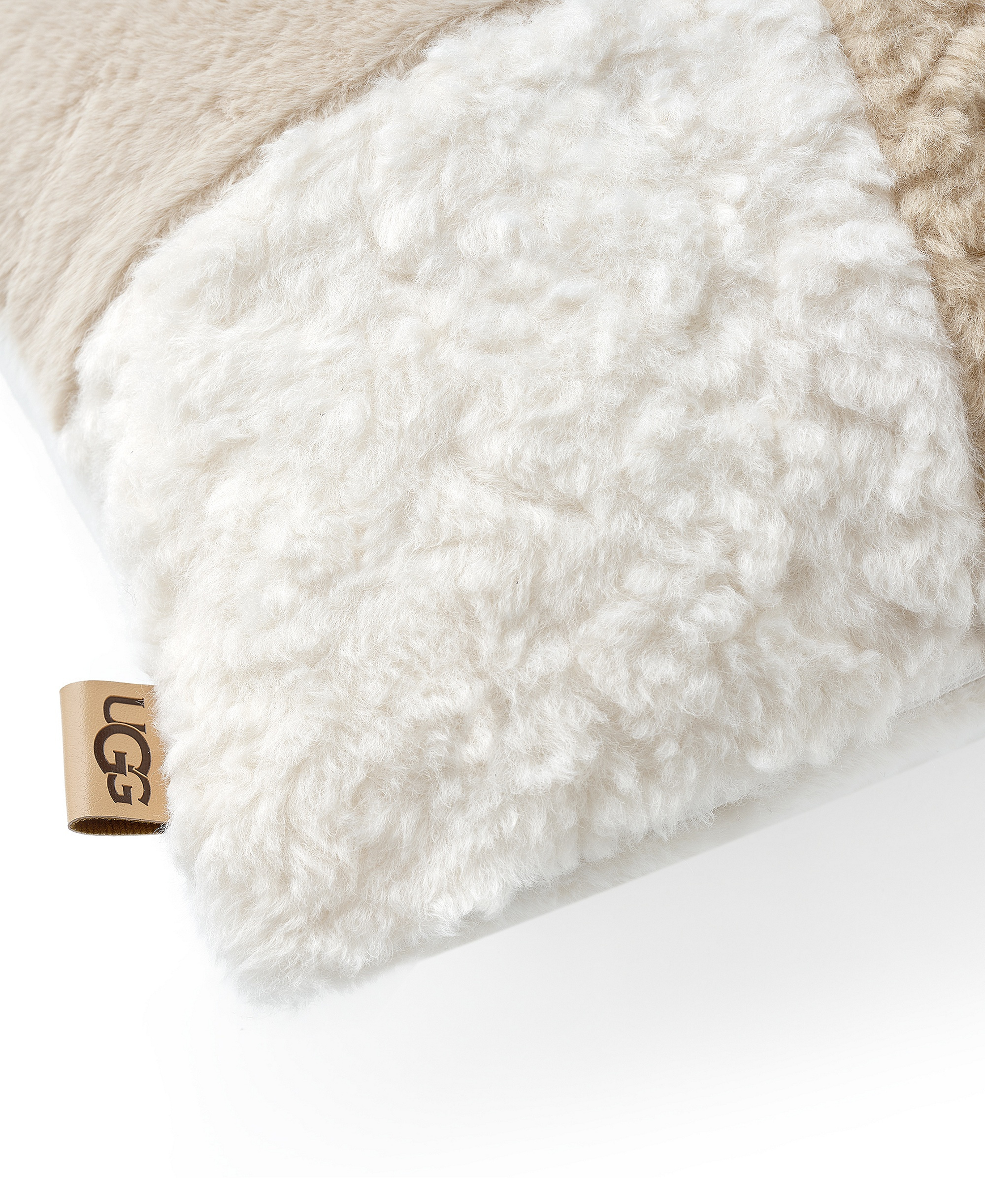 UGG® Sibel Textured Decorative Pillow, 14" x 30" - Cream