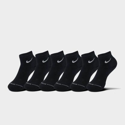 Nithtke Everyday Elevated Ankle Socks (6-Pack) - Black/White