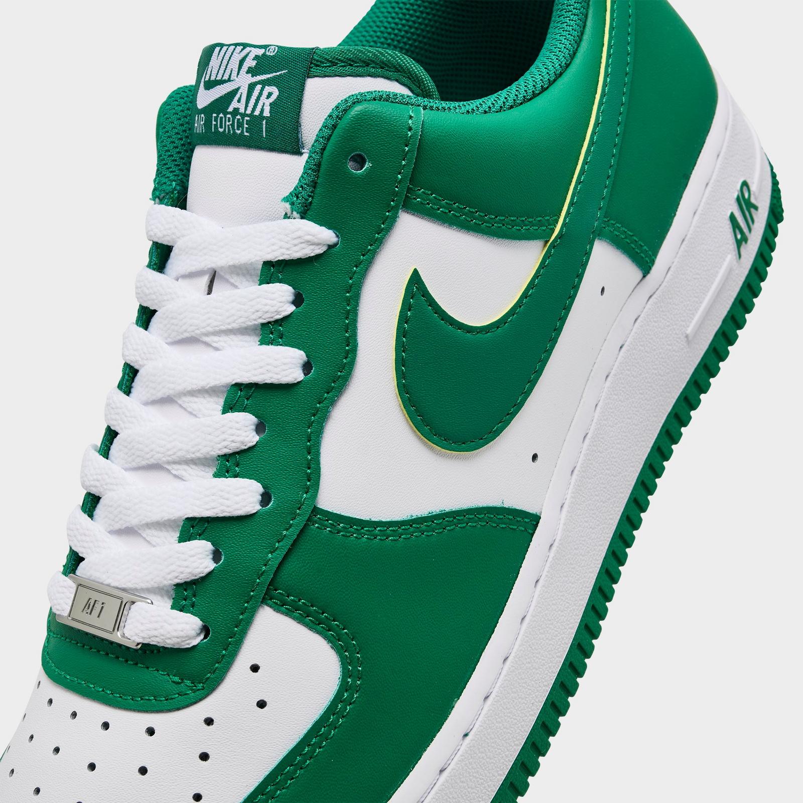 Men's Nike Air Force 1 '07 Low Casual Shoes - White/Malachite/White