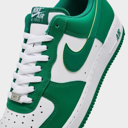 Men's Nike Air Force 1 '07 Low Casual Shoes - White/Malachite/White