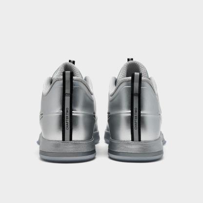 Men's Nithtke Book 2 Basketball Shoes - Metallic Silver/Black - Back view