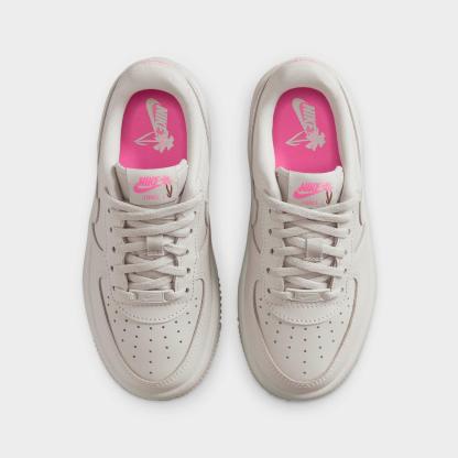 Little Kids' Nike Force 1 Low Casual Shoes - Light Bone/Playful Pink/Fauna Brown/Light Bone