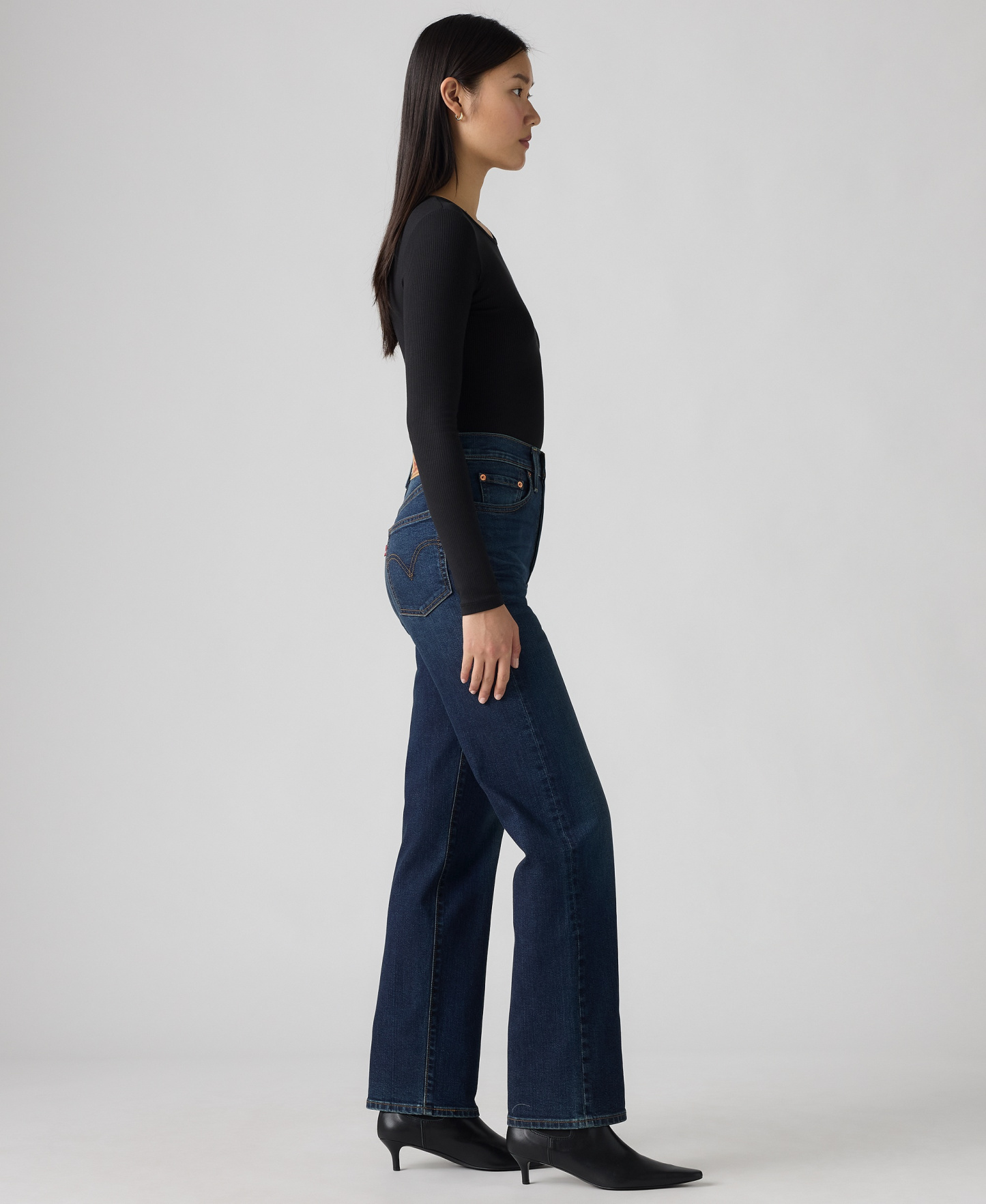 Levi's Women's Ribcage High-Rise Straight-Leg Jeans - Get Organic