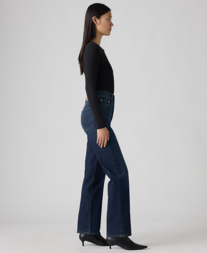 Levi's Women's Ribcage High-Rise Straight-Leg Jeans - Get Organic