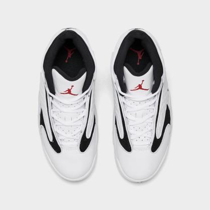 Women's Air Jordan OG Casual Shoes - White/University Red/Black - view 5